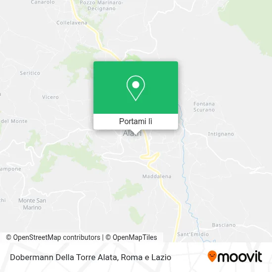 Mappa Dobermann Della Torre Alata