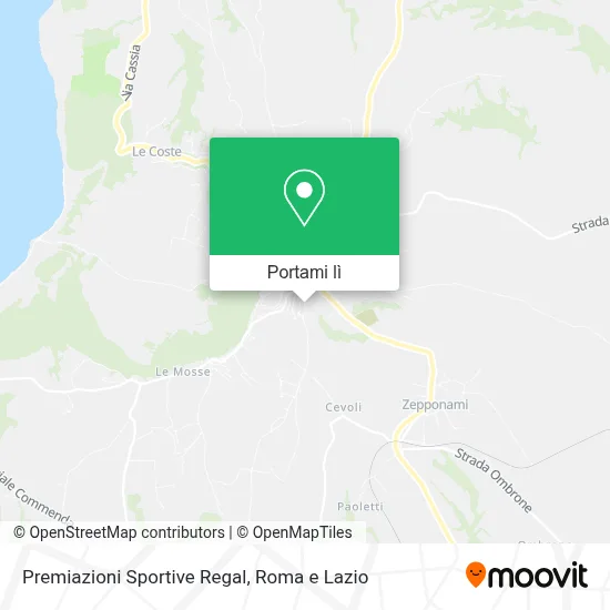Mappa Premiazioni Sportive Regal
