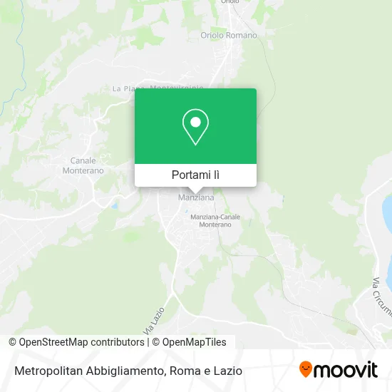 Mappa Metropolitan Abbigliamento