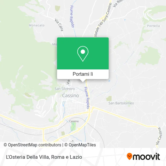 Mappa L'Osteria Della Villa
