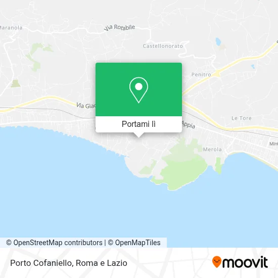Mappa Porto Cofaniello