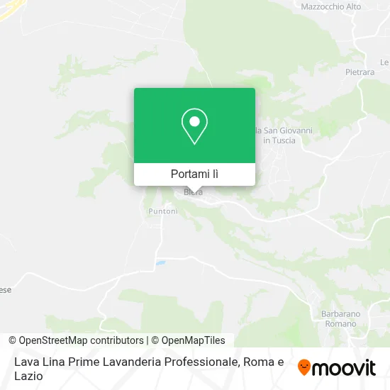 Mappa Lava Lina Prime Lavanderia Professionale