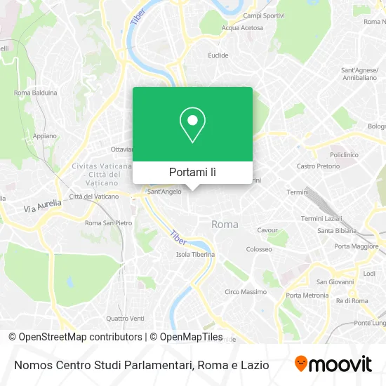 Mappa Nomos Centro Studi Parlamentari
