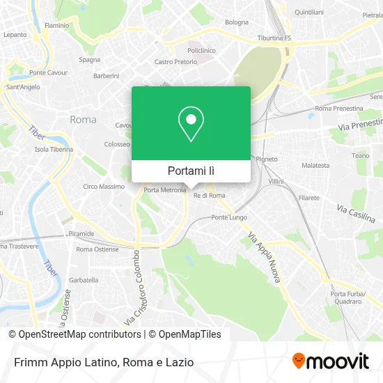 Mappa Frimm Appio Latino