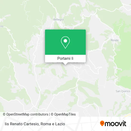 Mappa Iis Renato Cartesio