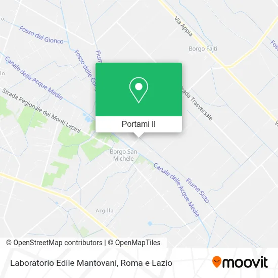 Mappa Laboratorio Edile Mantovani