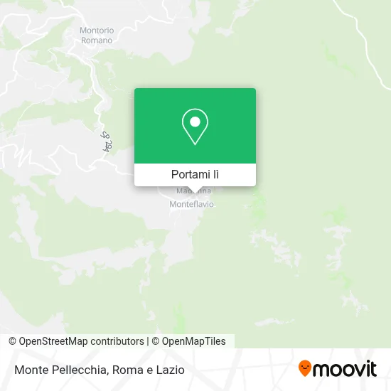 Mappa Monte Pellecchia