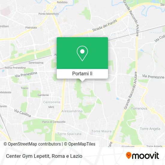 Mappa Center Gym Lepetit