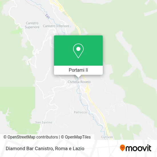 Mappa Diamond Bar Canistro