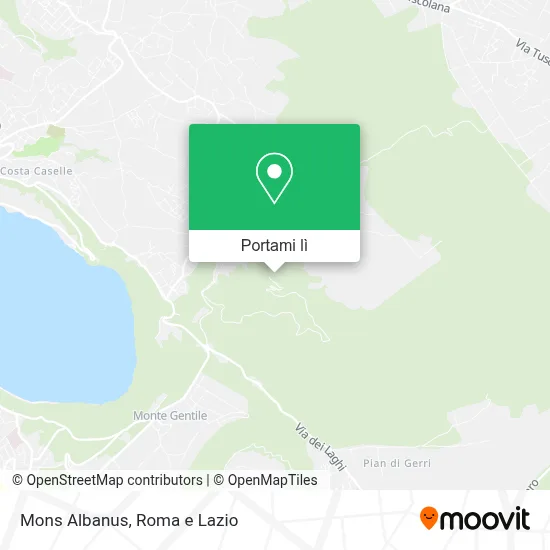 Mappa Mons Albanus