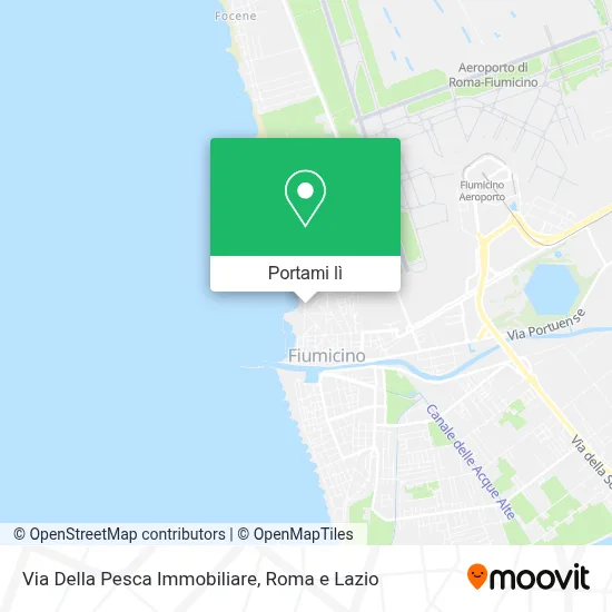 Mappa Via Della Pesca Immobiliare
