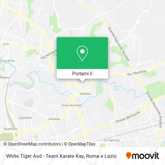 Mappa White Tiger Asd - Team Karate Kay
