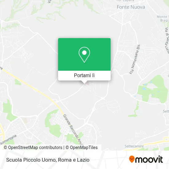 Mappa Scuola Piccolo Uomo