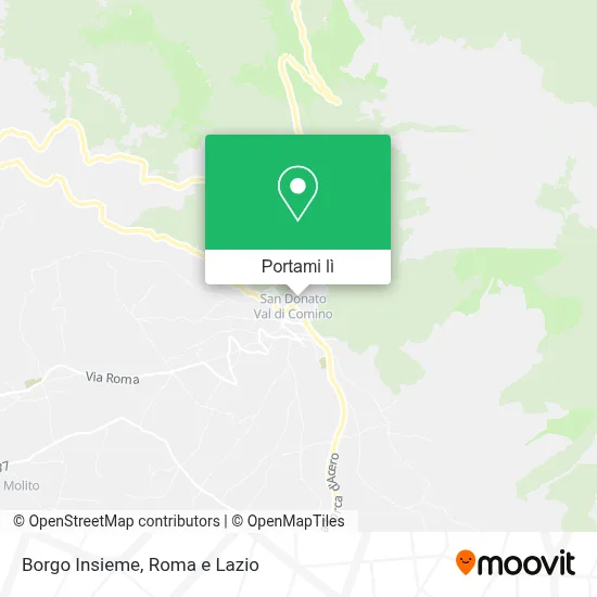 Mappa Borgo Insieme