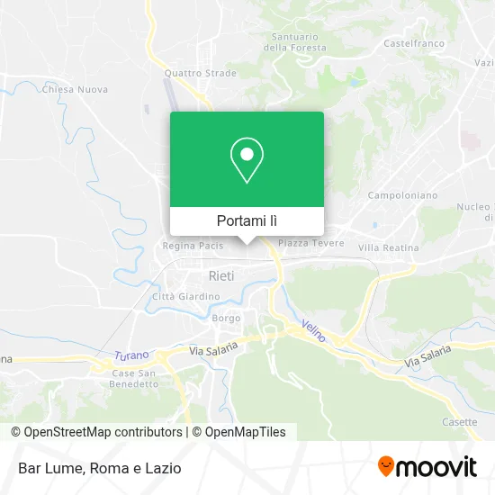 Mappa Bar Lume