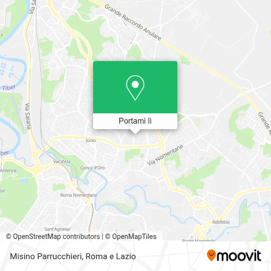 Mappa Misino Parrucchieri