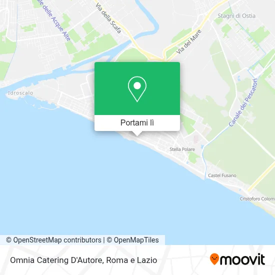 Mappa Omnia Catering D'Autore