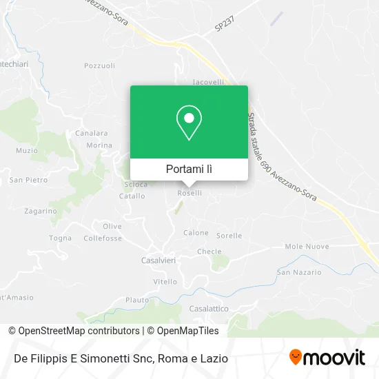 Mappa De Filippis E Simonetti Snc