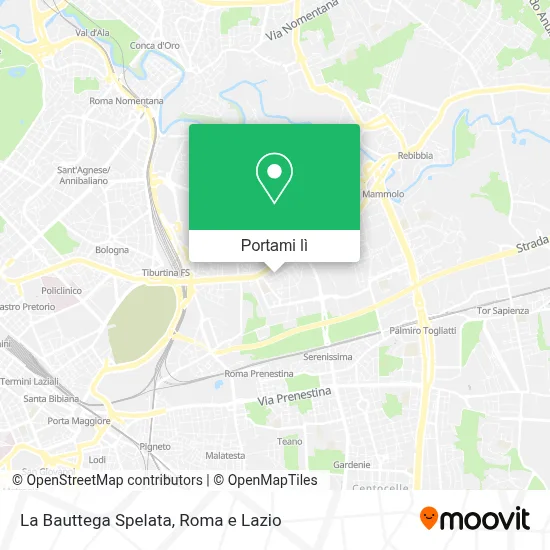Mappa La Bauttega Spelata