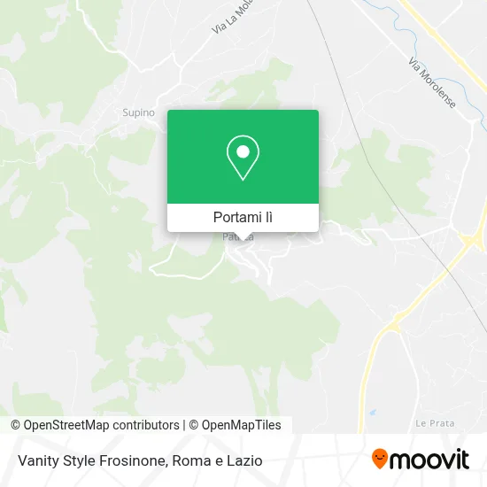 Mappa Vanity Style Frosinone