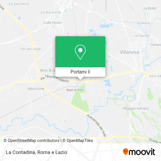 Mappa La Contadina