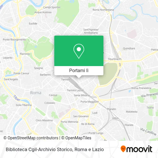 Mappa Biblioteca Cgil-Archivio Storico