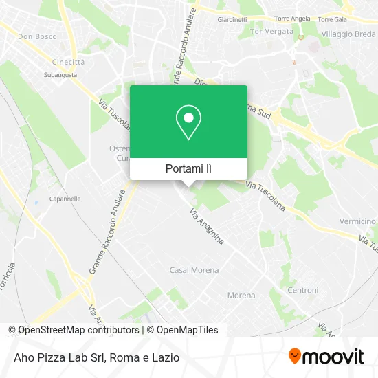 Mappa Aho Pizza Lab Srl