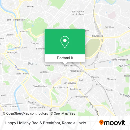 Mappa Happy Holiday Bed & Breakfast