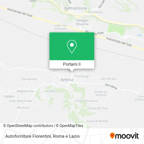 Mappa Autoforniture Fiorentini