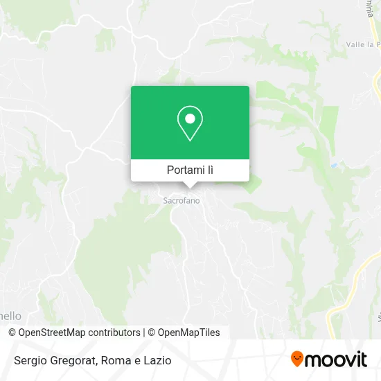 Mappa Sergio Gregorat