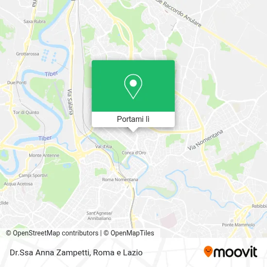 Mappa Dr.Ssa Anna Zampetti