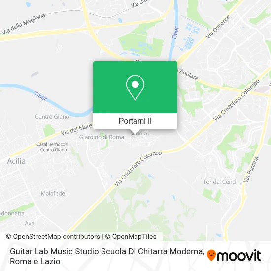 Mappa Guitar Lab Music Studio Scuola Di Chitarra Moderna