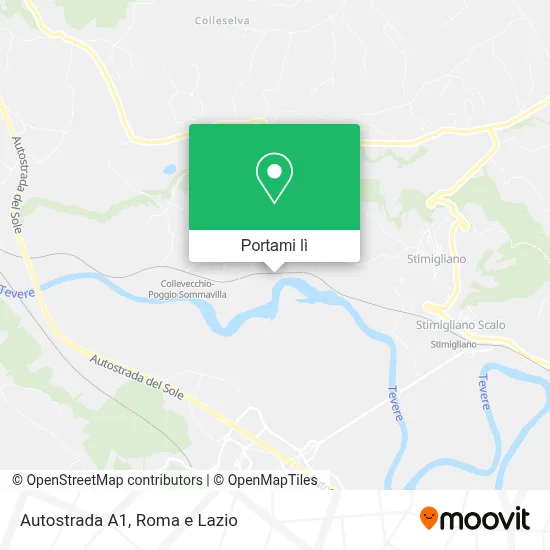 Mappa Autostrada A1