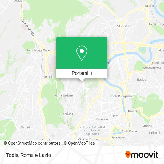 Mappa Todis