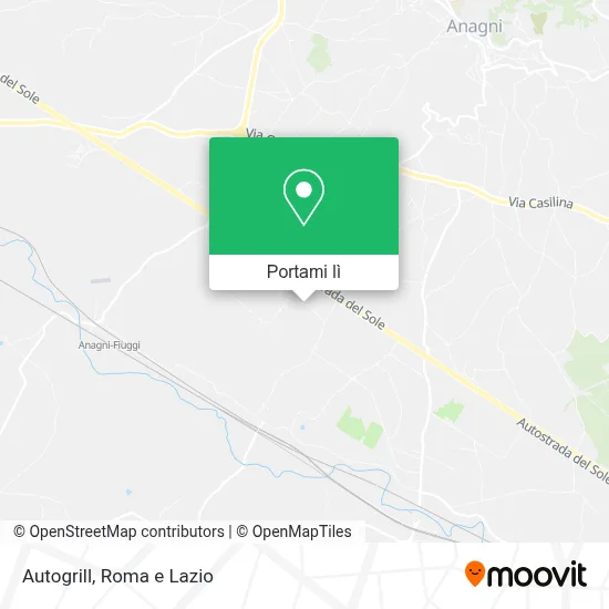 Mappa Autogrill