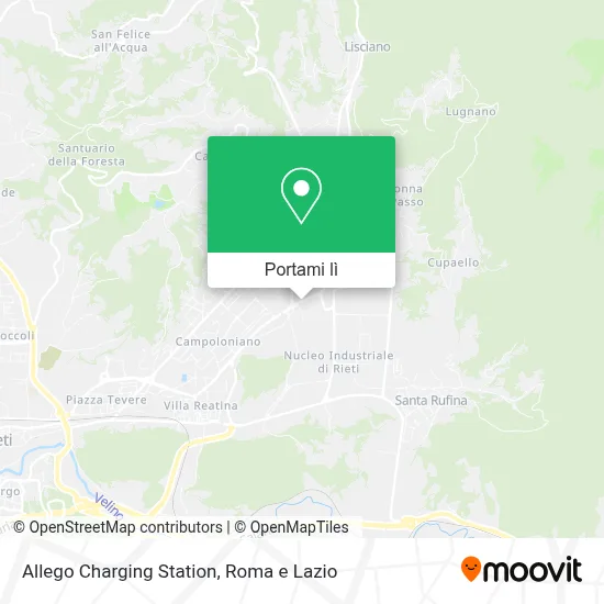 Mappa Allego Charging Station