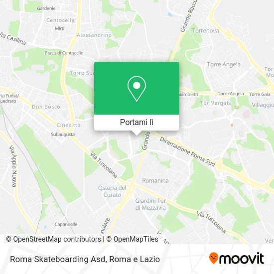 Mappa Roma Skateboarding Asd