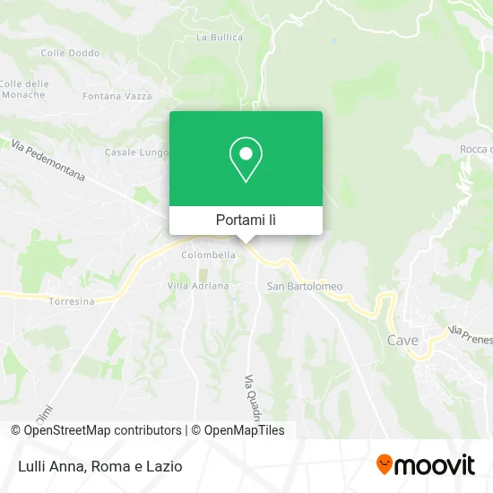 Mappa Lulli Anna
