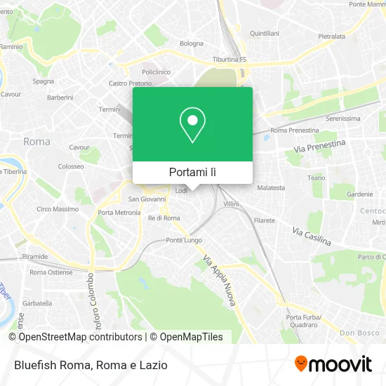 Mappa Bluefish Roma