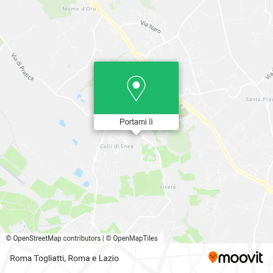 Mappa Roma Togliatti