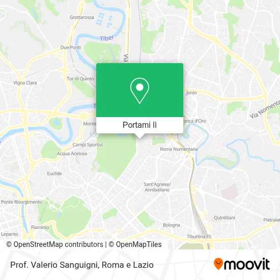 Mappa Prof. Valerio Sanguigni
