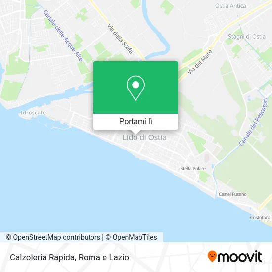 Mappa Calzoleria Rapida