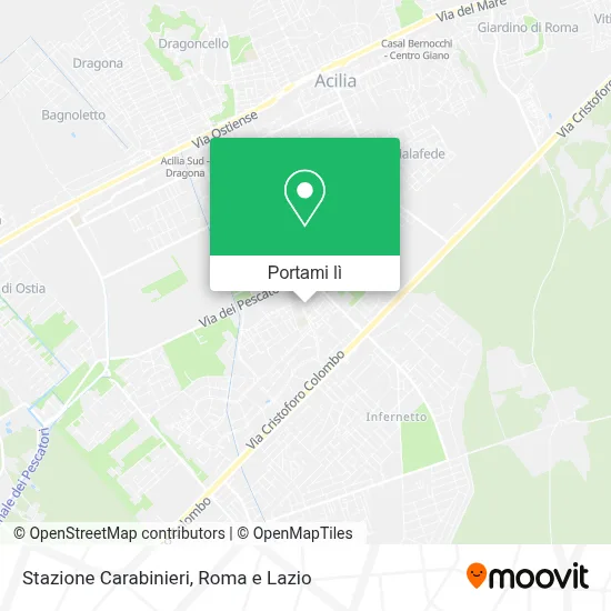Mappa Stazione Carabinieri