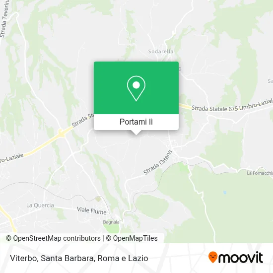 Mappa Viterbo, Santa Barbara