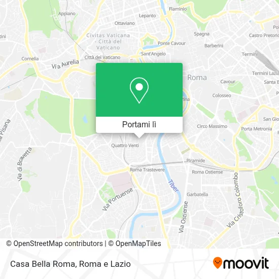 Mappa Casa Bella Roma