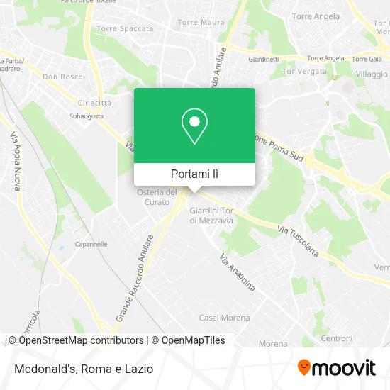 Mappa Mcdonald's