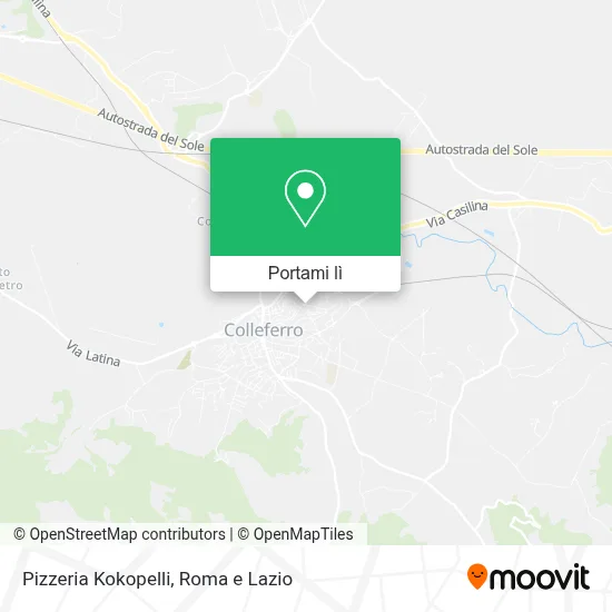 Mappa Pizzeria Kokopelli