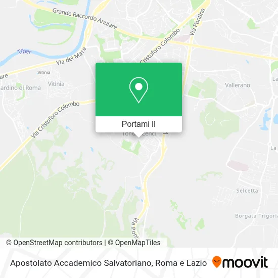 Mappa Apostolato Accademico Salvatoriano