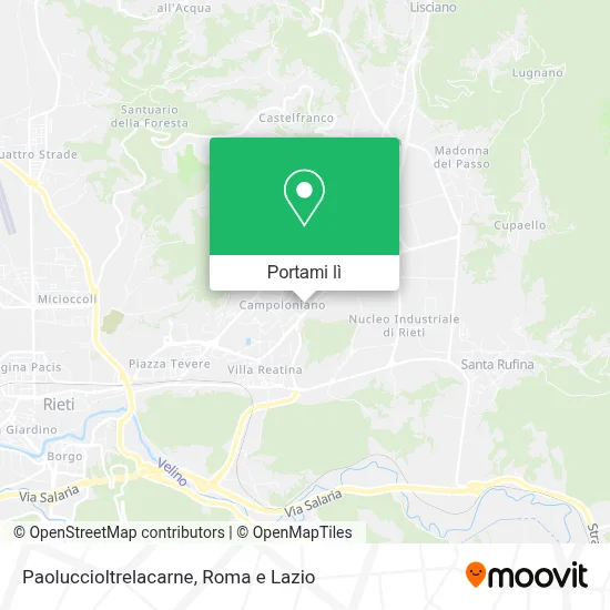 Mappa Paoluccioltrelacarne