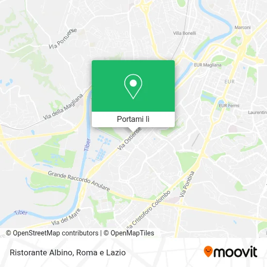 Mappa Ristorante Albino